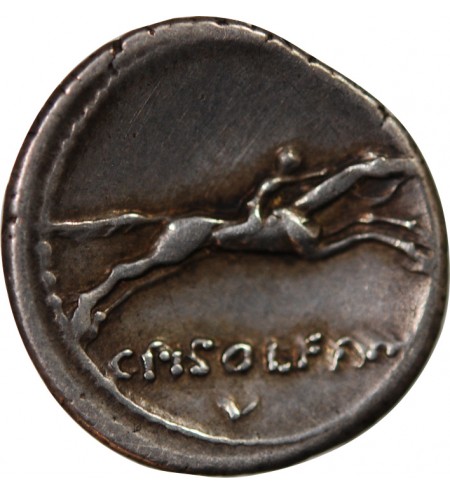 CALPURNIA - DENIER ARGENT 67 AV JC ROME