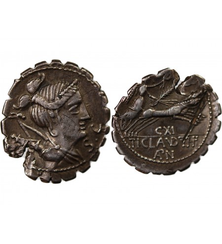 CLAUDIA - DENIER ARGENT 79 AV JC ROME