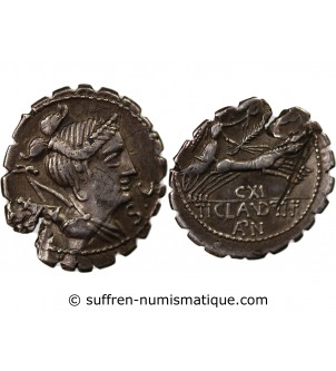 CLAUDIA - DENIER ARGENT 79 AV JC ROME