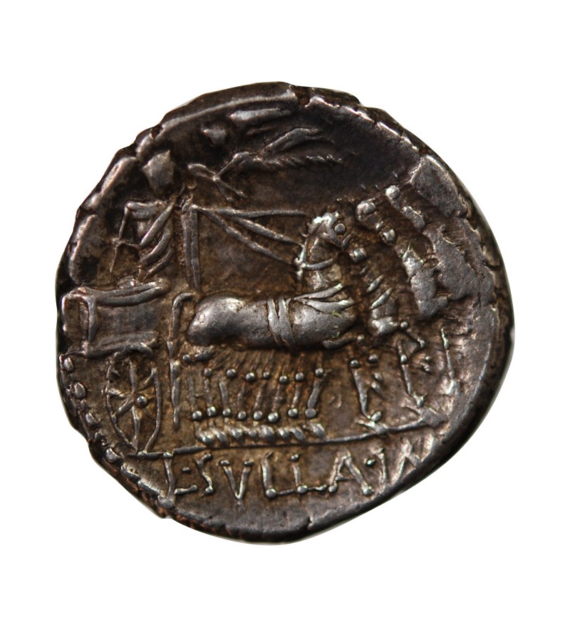 MANLIA - DENIER ARGENT 82 AV JC ROME