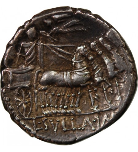 MANLIA - DENIER ARGENT 82 AV JC ROME