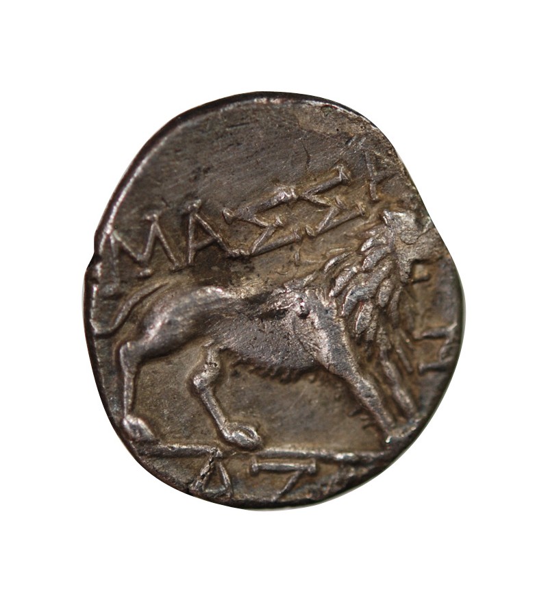 MARSEILLE, MASSALIA - DRACHME LÉGÈRE FOURRÉE - c.124 / 49 AV JC