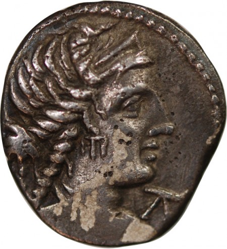 MARSEILLE, MASSALIA - DRACHME LÉGÈRE FOURRÉE - c.124 / 49 AV JC