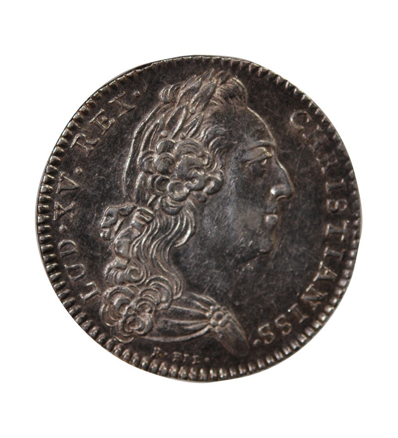 ETATS DE BRETAGNE, LOUIS XV – JETON ARGENT 1768 RENNES Daniel 119