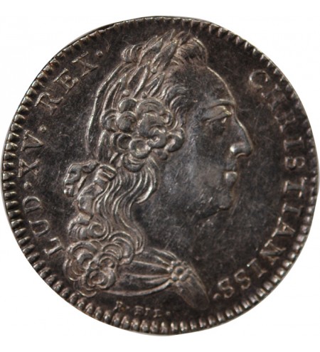 ETATS DE BRETAGNE, LOUIS XV – JETON ARGENT 1768 RENNES Daniel 119