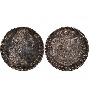 ETATS DE BRETAGNE, LOUIS XV – JETON ARGENT 1768 RENNES Daniel 119 2