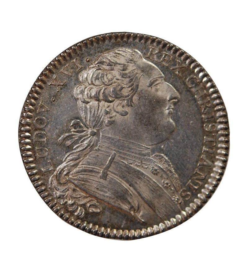 ETATS DE BRETAGNE, LOUIS XVI – JETON ARGENT 1780 RENNES Daniel 127