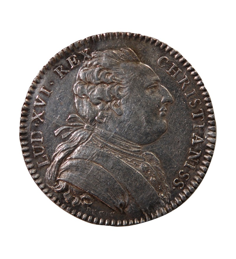 ETATS DE BRETAGNE, LOUIS XVI – JETON ARGENT 1782 RENNES Daniel 129