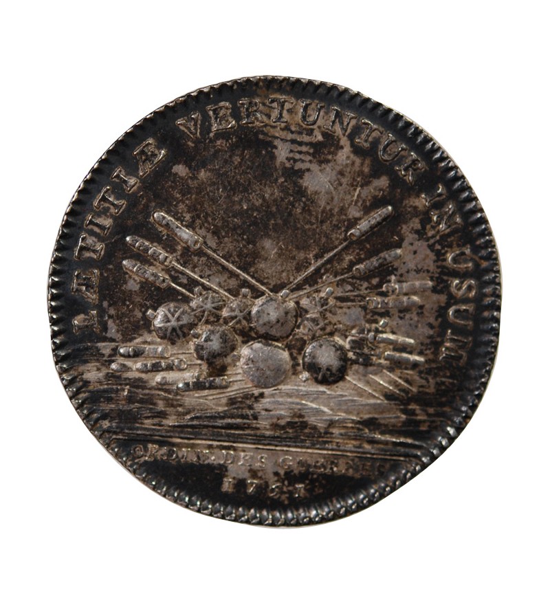 ORDINAIRE DES GUERRES, LOUIS XV - JETON ARGENT 1751