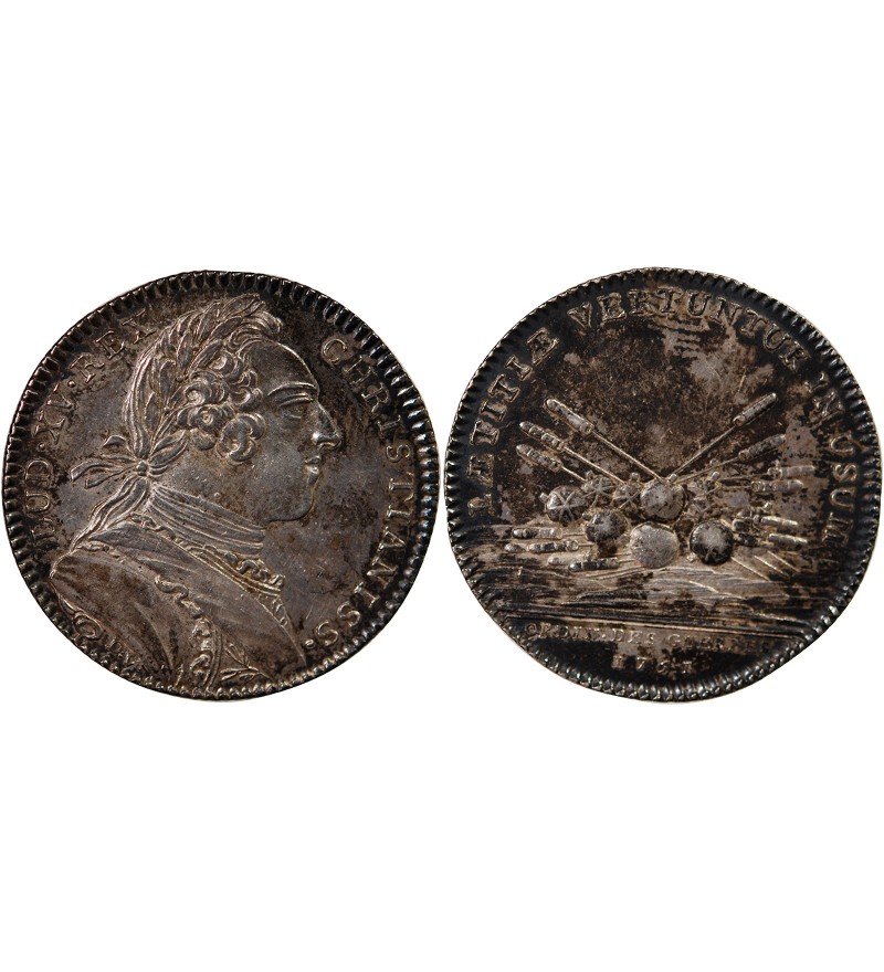 ORDINAIRE DES GUERRES, LOUIS XV - JETON ARGENT 1751