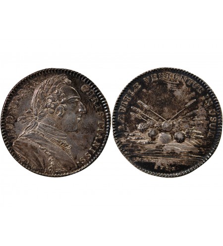 ORDINAIRE DES GUERRES, LOUIS XV - JETON ARGENT 1751