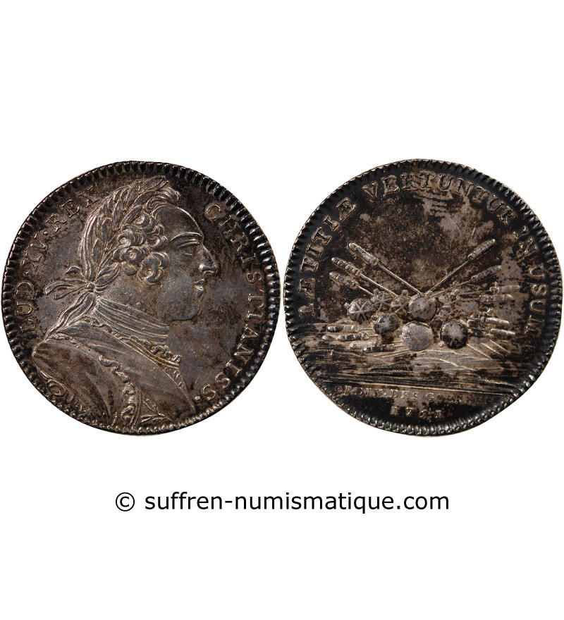 ORDINAIRE DES GUERRES, LOUIS XV - JETON ARGENT 1751