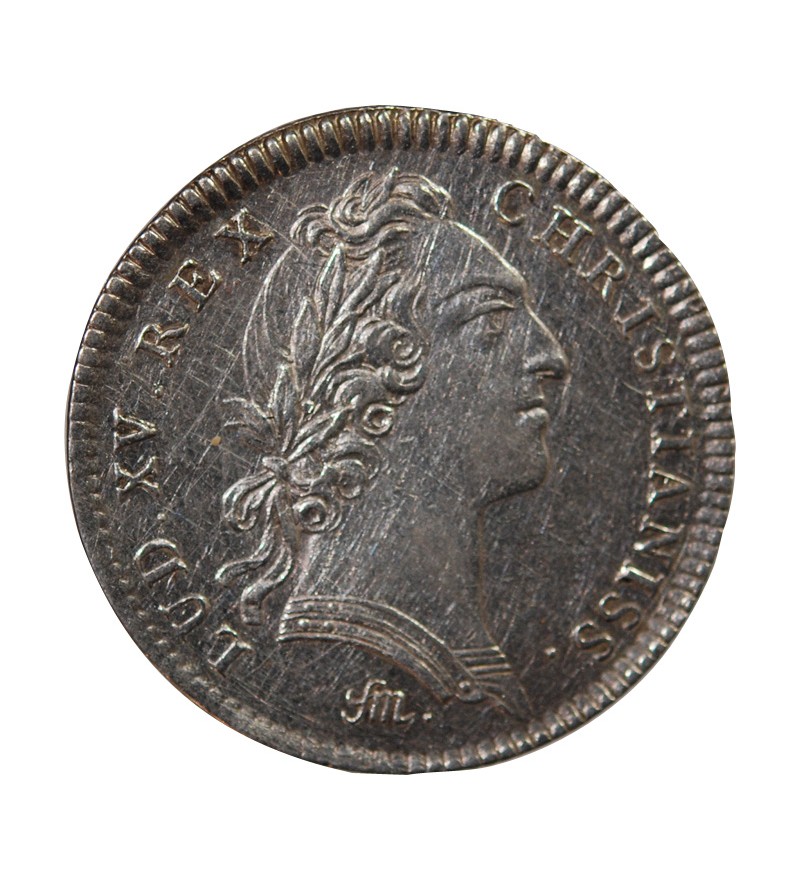 EXTRAORDINAIRE DES GUERRES, LOUIS XV - JETON ARGENT 1754