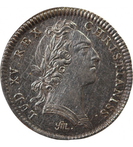 EXTRAORDINAIRE DES GUERRES, LOUIS XV - JETON ARGENT 1754