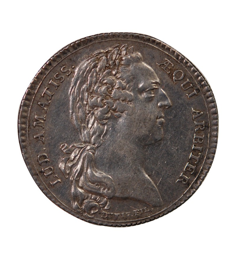 JUGES-CONSULS DE DIEPPE, LOUIS XV - JETON ARGENT 1758