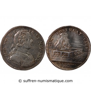 TRESOR ROYAL, LOUIS XV - JETON ARGENT 1726