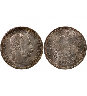 AUTRICHE, FRANÇOIS-JOSEPH Ier - FLORIN ARGENT 1888 2