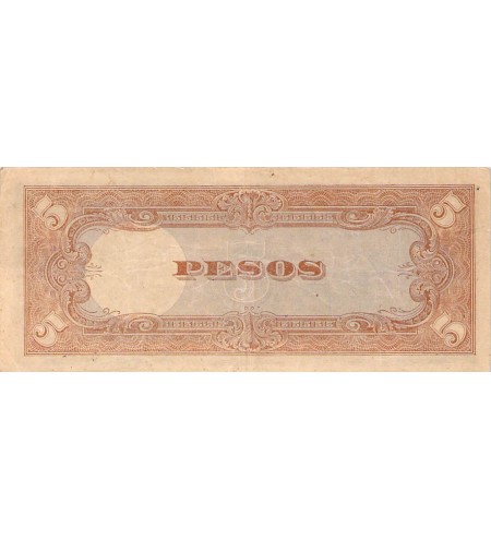 PHILIPPINES, OCCUPATION JAPONAISE - 5 PESOS 1943