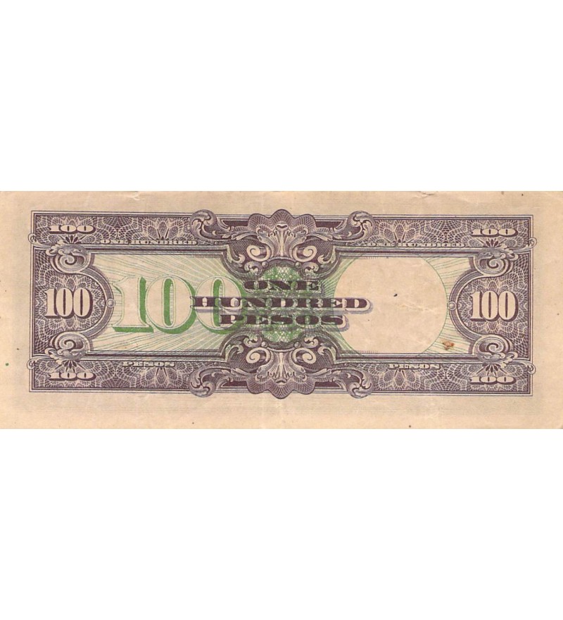 PHILIPPINES, OCCUPATION JAPONAISE - 100 PESOS 1944