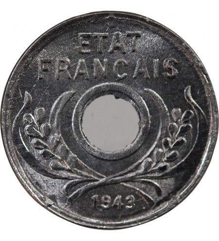 INDOCHINE FRANCAISE - 5 CENTIMES 1943