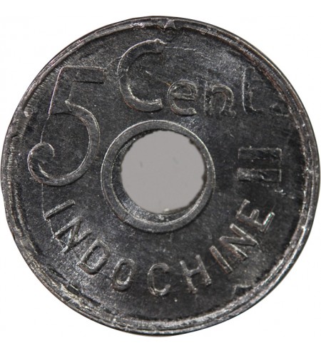 INDOCHINE FRANCAISE - 5 CENTIMES 1943