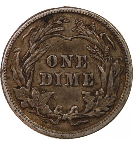 USA - 10 CENTS ARGENT "Barber Dime" 1916 PHILADELPHIE