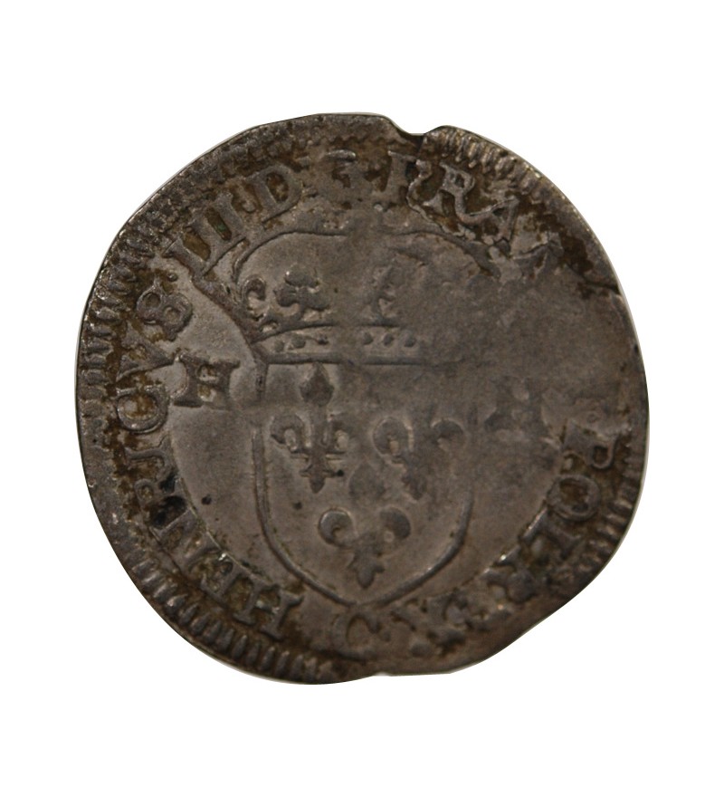 HENRI III - DOUZAIN AUX DEUX H 1588 SAINT-LÔ