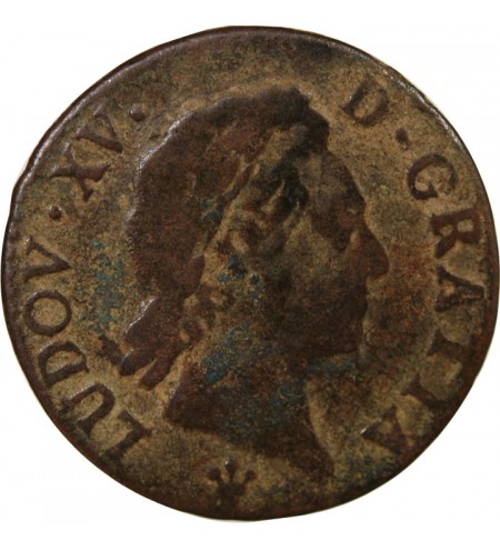 LOUIS XV﻿ - 1/2 SOL A LA VIEILLE TÊTE 1770 S REIMS