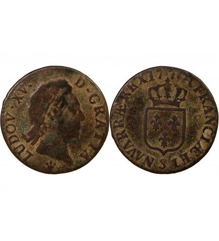 LOUIS XV﻿ - 1/2 SOL A LA VIEILLE TÊTE 1770 S REIMS