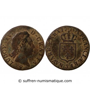 LOUIS XV﻿ - 1/2 SOL A LA VIEILLE TÊTE 1770 S REIMS