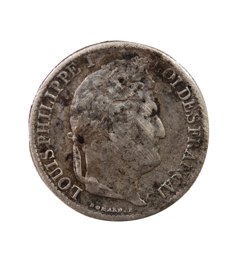 LOUIS-PHILIPPE﻿ Ier - 1/2 FRANC ARGENT 1844 K BORDEAUX
