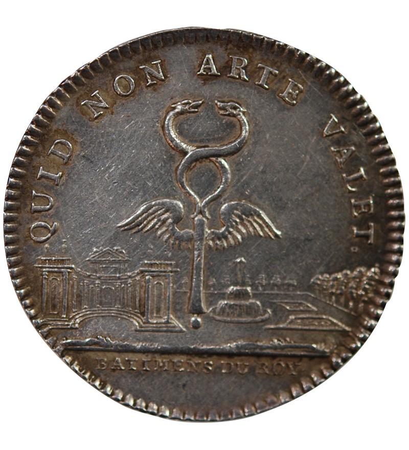 BÂTIMENTS DU ROI, LOUIS XV - JETON ARGENT émission de 1741