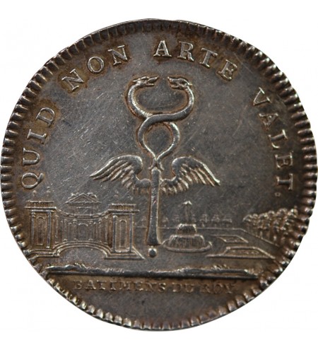 BÂTIMENTS DU ROI, LOUIS XV - JETON ARGENT émission de 1741