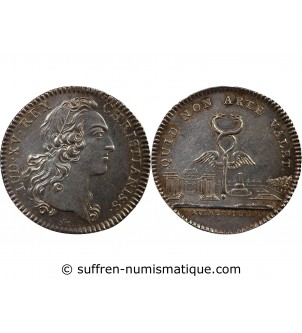 BÂTIMENTS DU ROI, LOUIS XV - JETON ARGENT émission de 1741