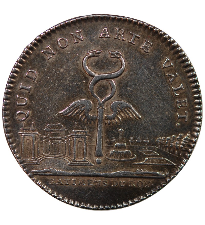 BÂTIMENTS DU ROI, LOUIS XV - JETON ARGENT émission de 1741
