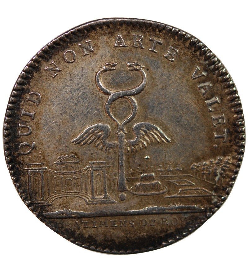 BÂTIMENTS DU ROI, LOUIS XV - JETON ARGENT émission de 1741