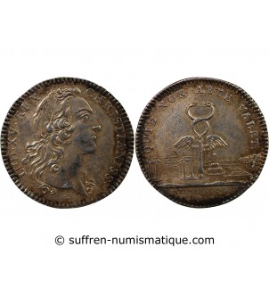 BÂTIMENTS DU ROI, LOUIS XV - JETON ARGENT émission de 1741