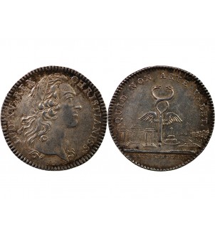 BÂTIMENTS DU ROI, LOUIS XV - JETON ARGENT émission de 1741 2