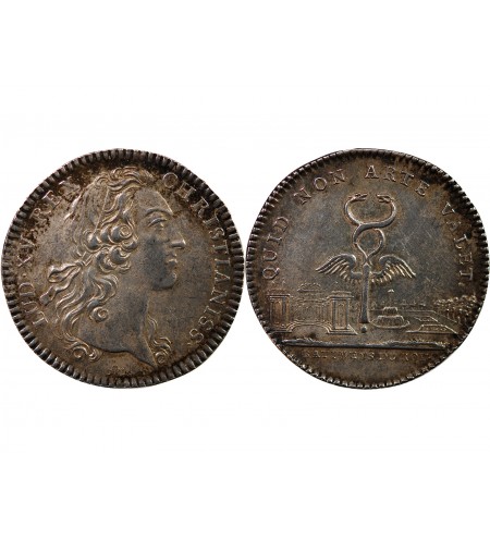 BÂTIMENTS DU ROI, LOUIS XV - JETON ARGENT émission de 1741