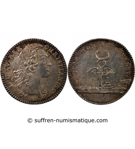 BÂTIMENTS DU ROI, LOUIS XV - JETON ARGENT émission de 1741