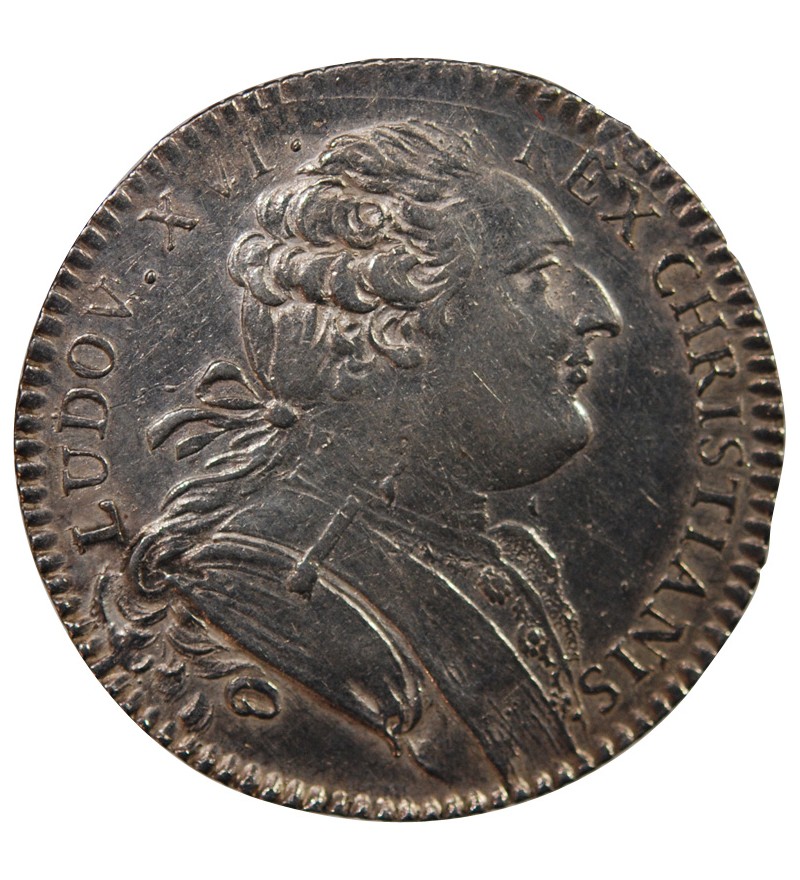 ETATS DE BRETAGNE, LOUIS XVI – JETON ARGENT 1786 RENNES