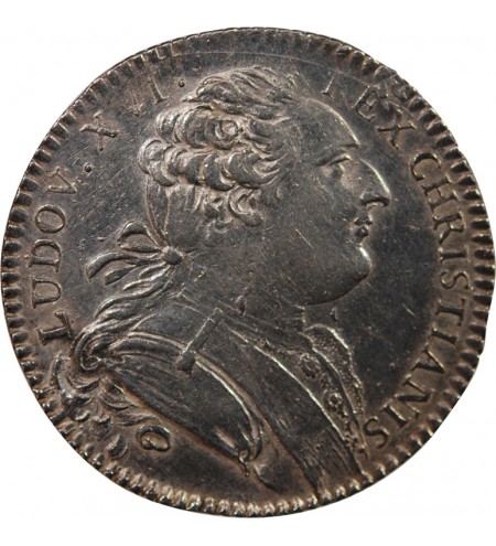 ETATS DE BRETAGNE, LOUIS XVI – JETON ARGENT 1786 RENNES