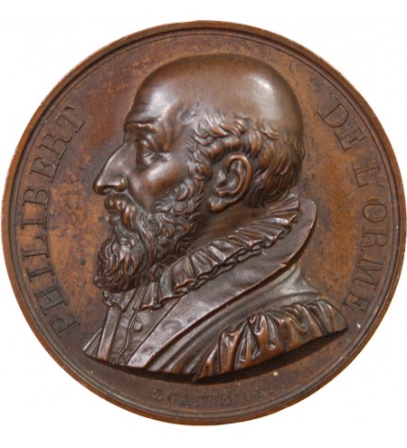 PHILIBERT DE L'ORME - MEDAILLE BRONZE 1819