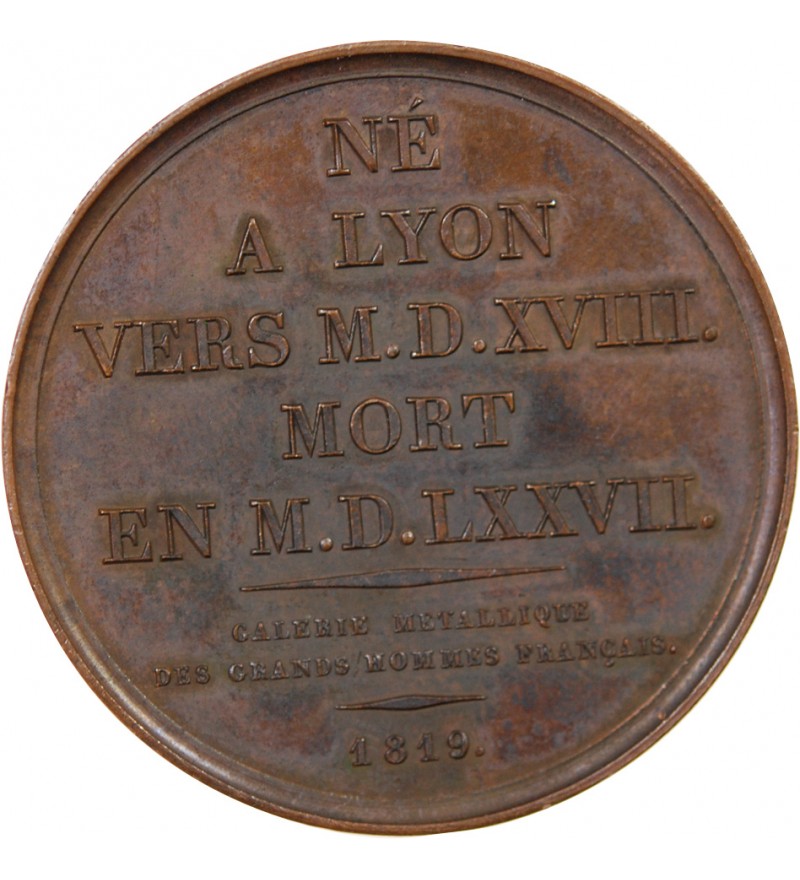 PHILIBERT DE L'ORME - MEDAILLE BRONZE 1819