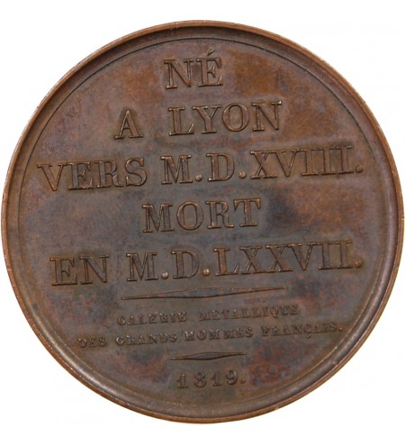 PHILIBERT DE L'ORME - MEDAILLE BRONZE 1819