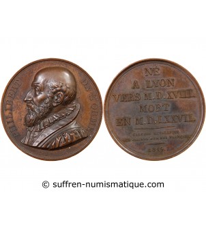 PHILIBERT DE L'ORME - MEDAILLE BRONZE 1819