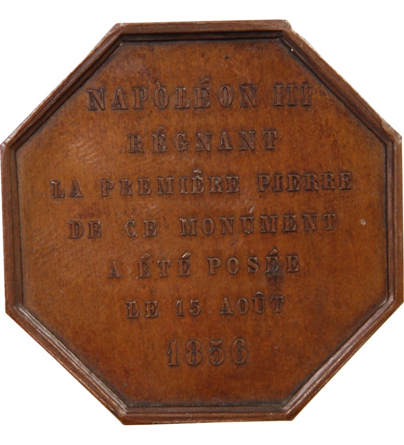 SECOND EMPIRE, CITÉ OUVRIÈRE DE FIVES - JETON CUIVRE 1856