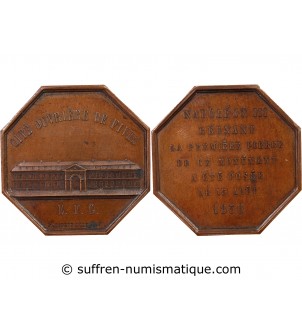 SECOND EMPIRE, CITÉ OUVRIÈRE DE FIVES - JETON CUIVRE 1856