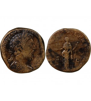 MARC AURELE - SESTERCE 176 ROME 2