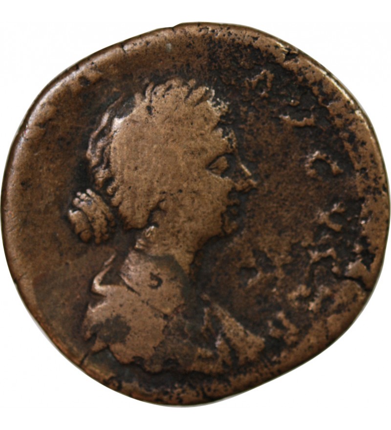 FAUSTINE JEUNE - SESTERCE 156 / 161 ROME